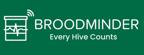 BroodMinder logo representing connected hive monitoring and bee health tracking